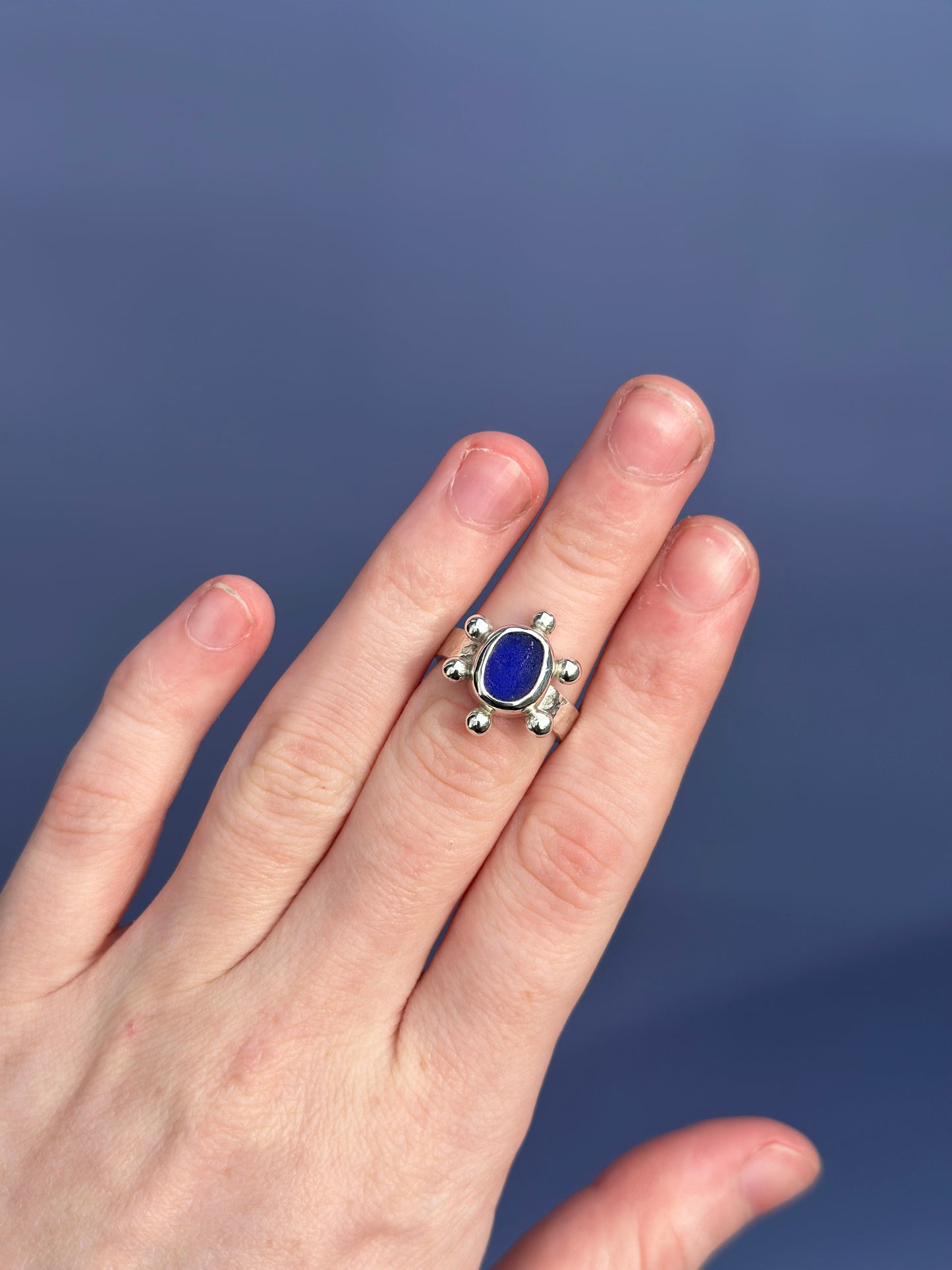Sea Glass Ring - Size 6.5