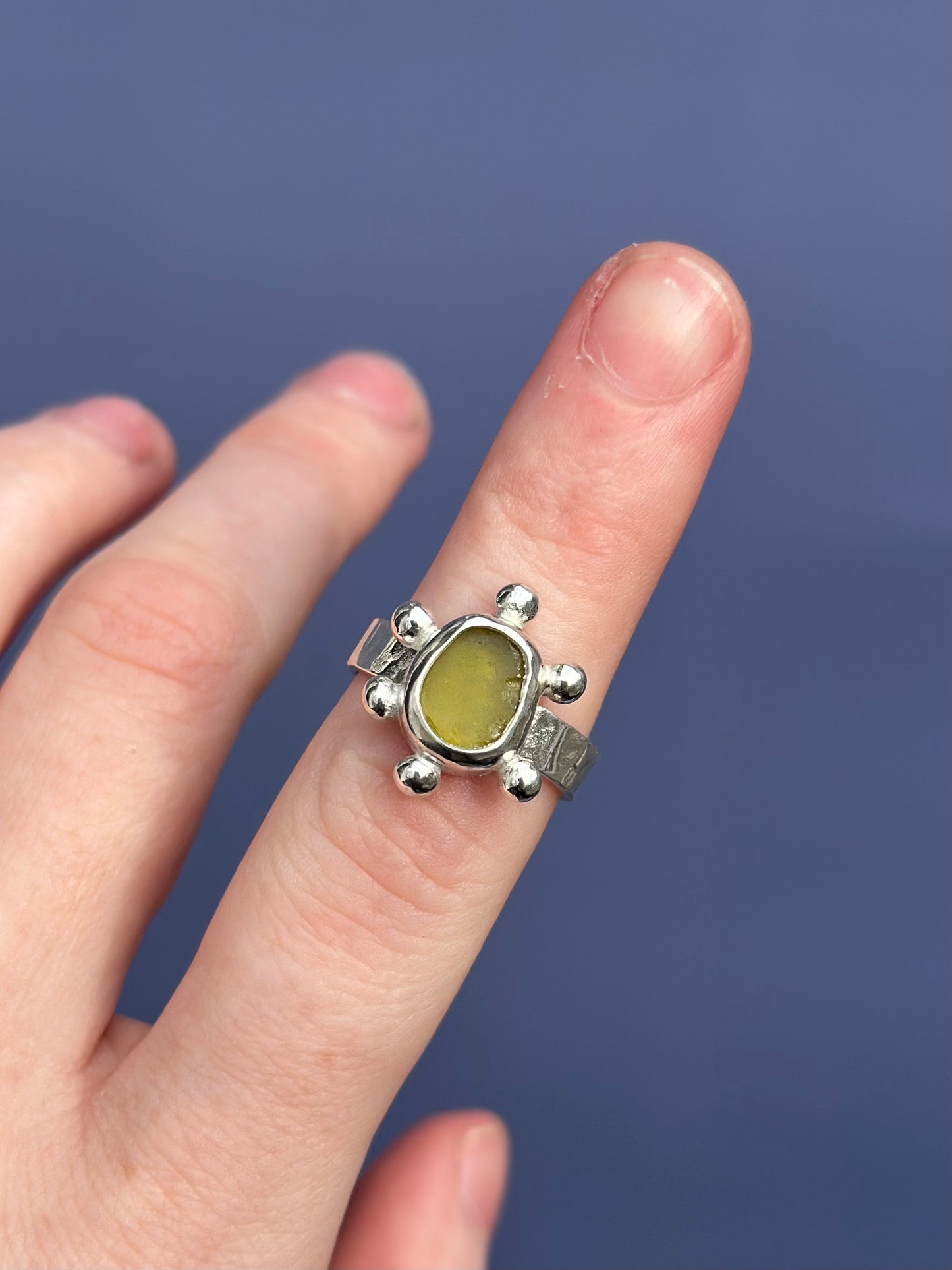 Sea Glass Ring - 6.5