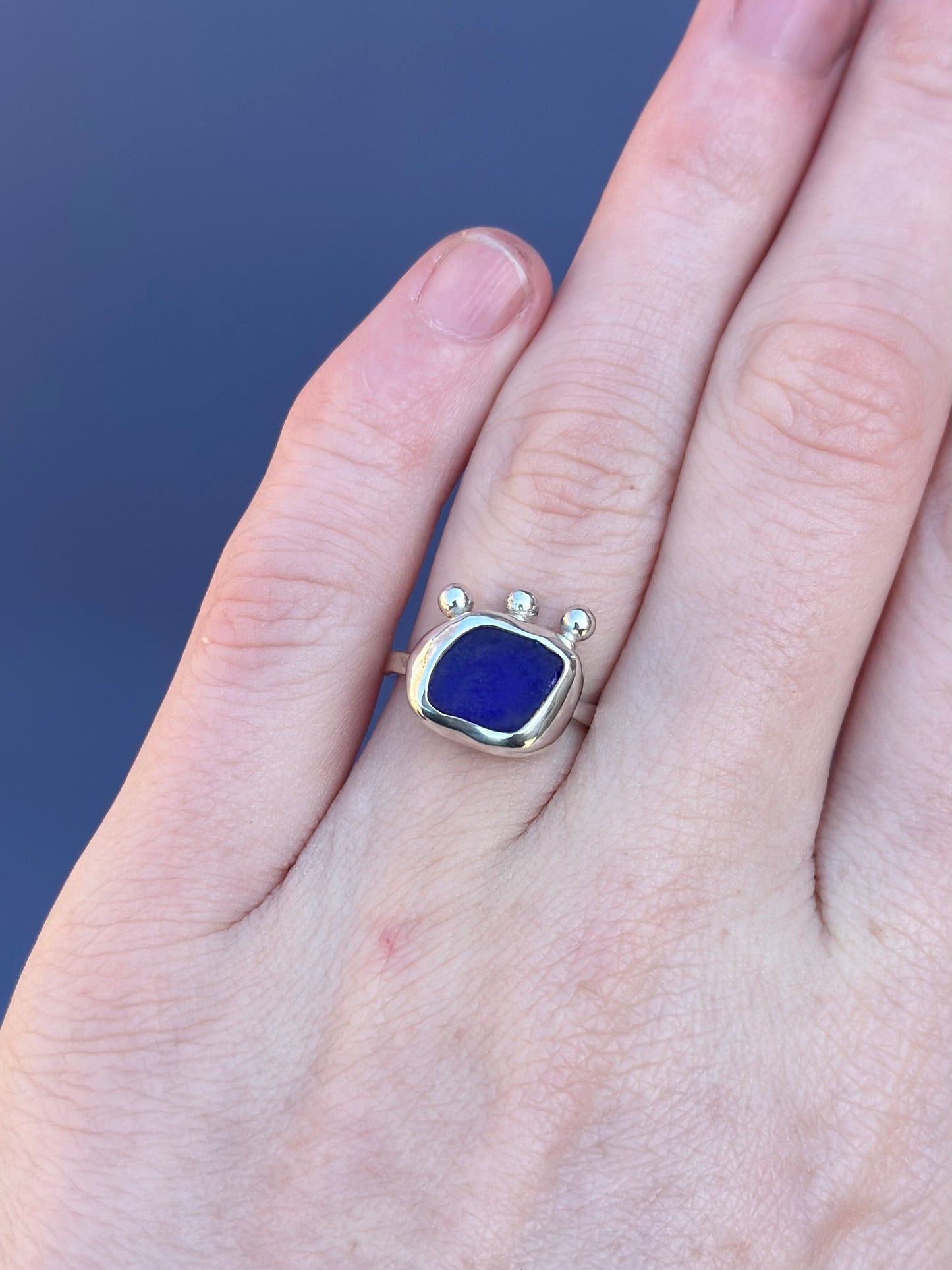 Sea Glass Ring - Size 5