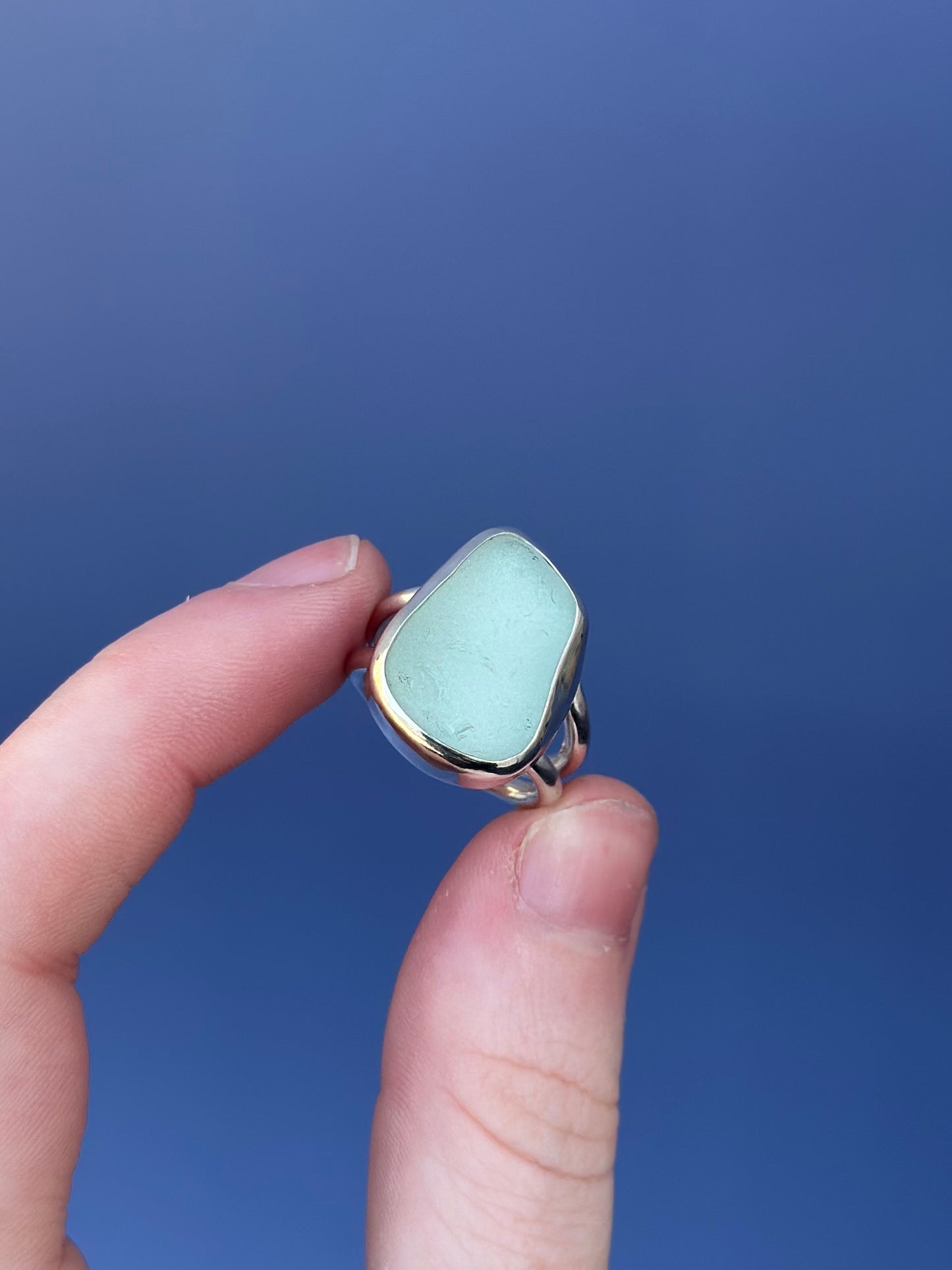 Sea Glass Ring - Size 5