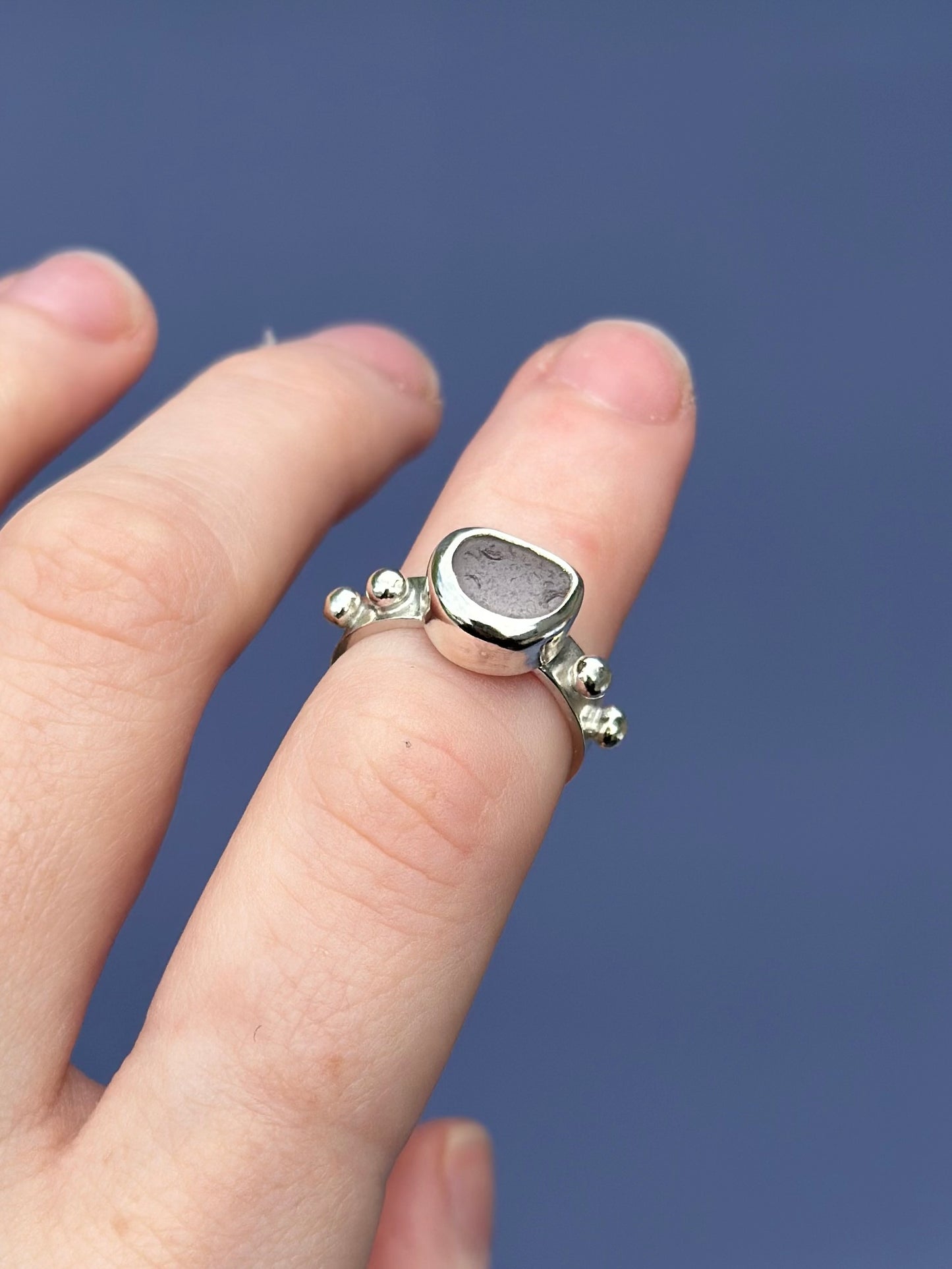 Sea Glass Ring - Size 5.5