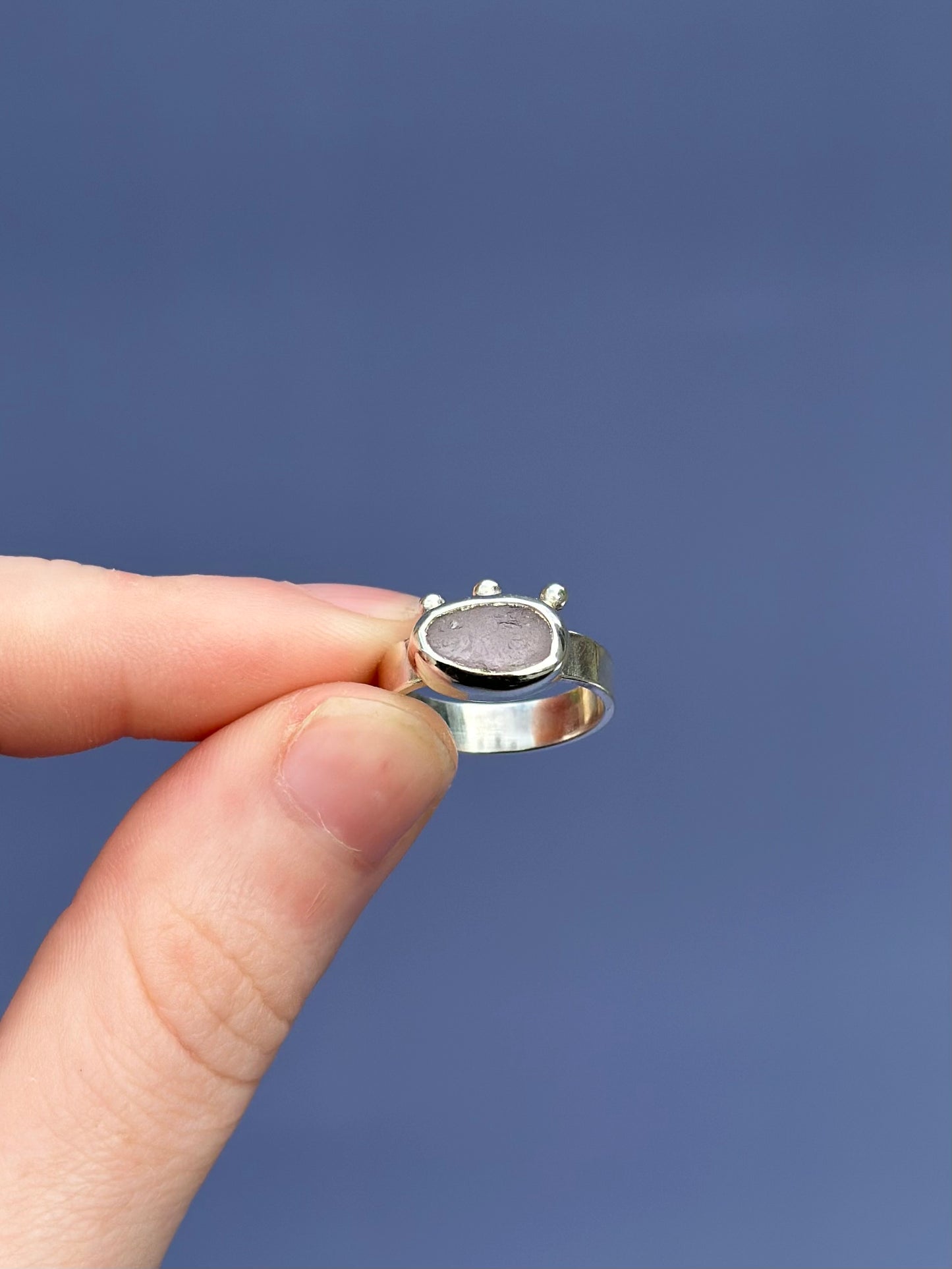 Sea Glass Ring - Size 5