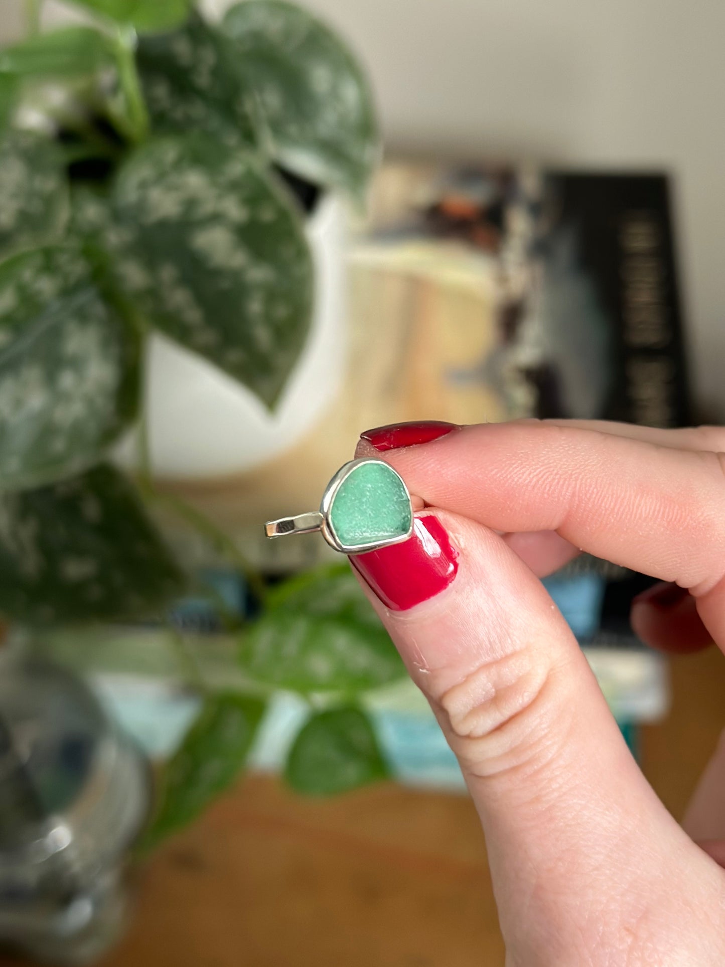 Sea Glass Ring - Size 5.5