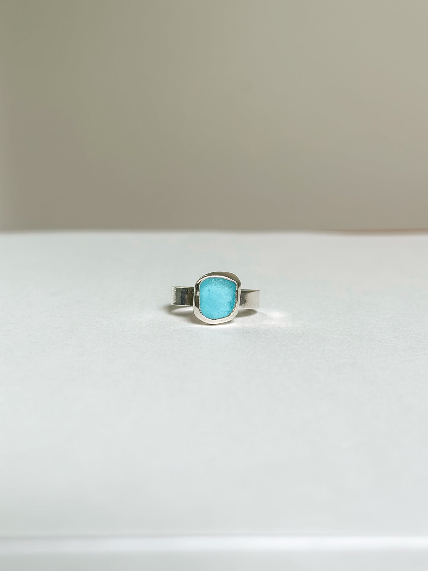 Sea Glass Ring - Size 7