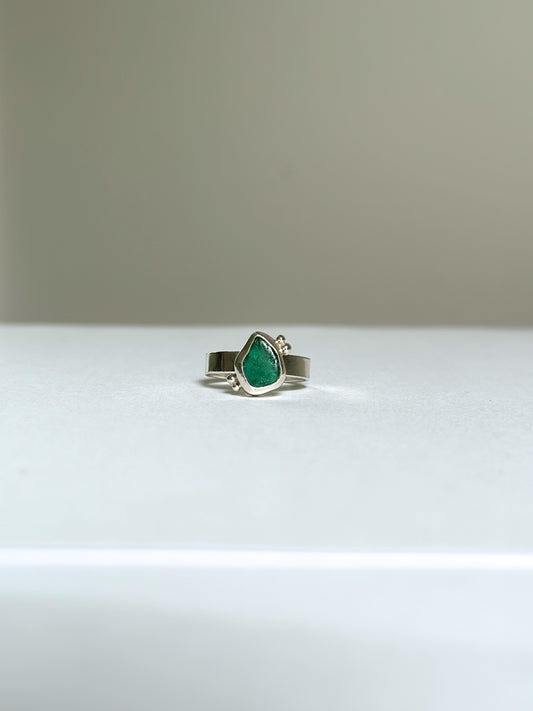 Sea Glass Ring - Size 7