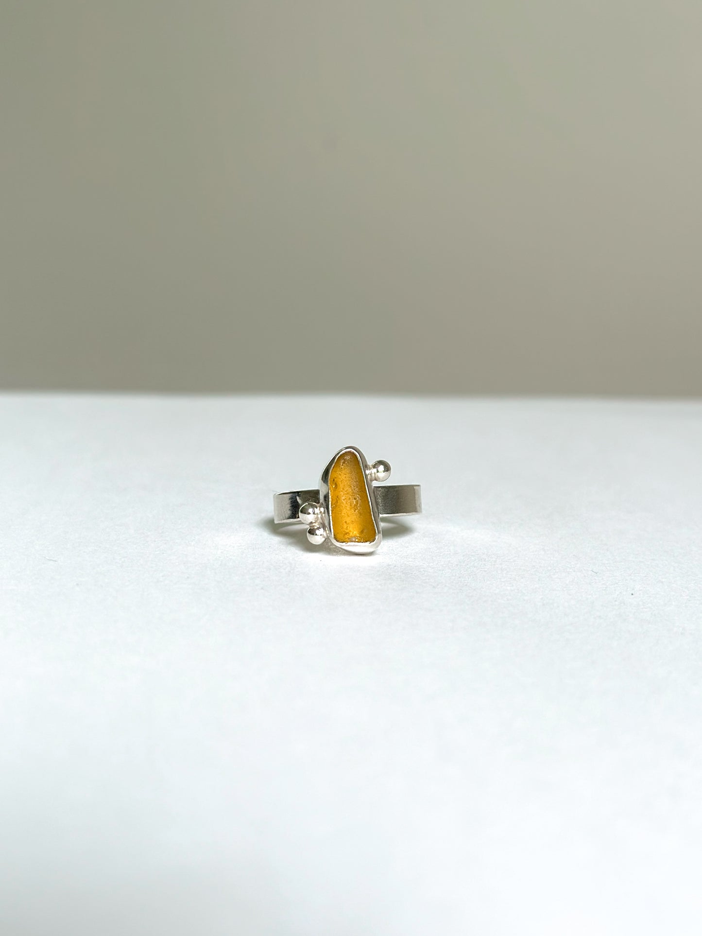 Sea Glass Ring - Size 8