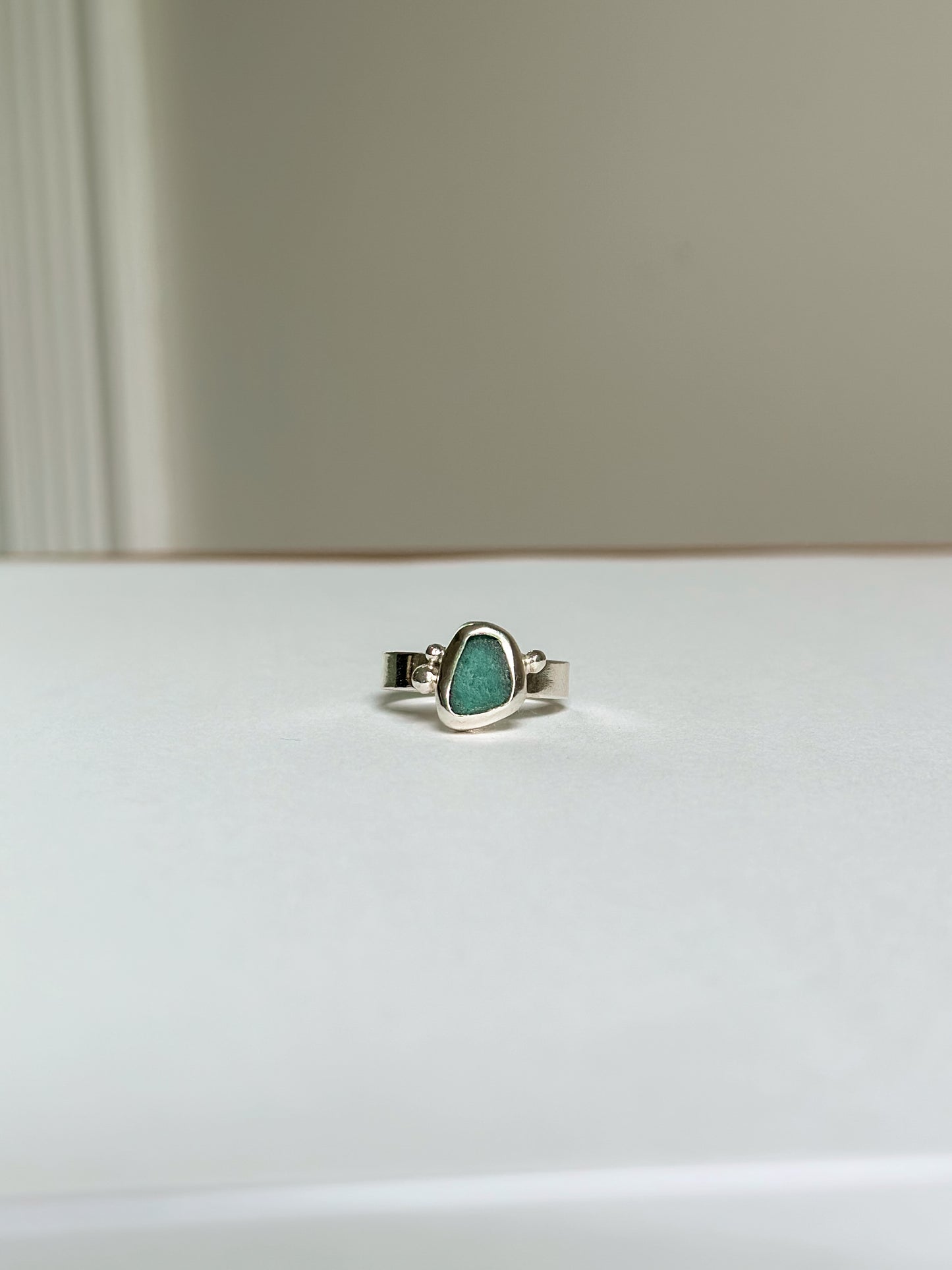 Sea Glass Ring - Size 7.5