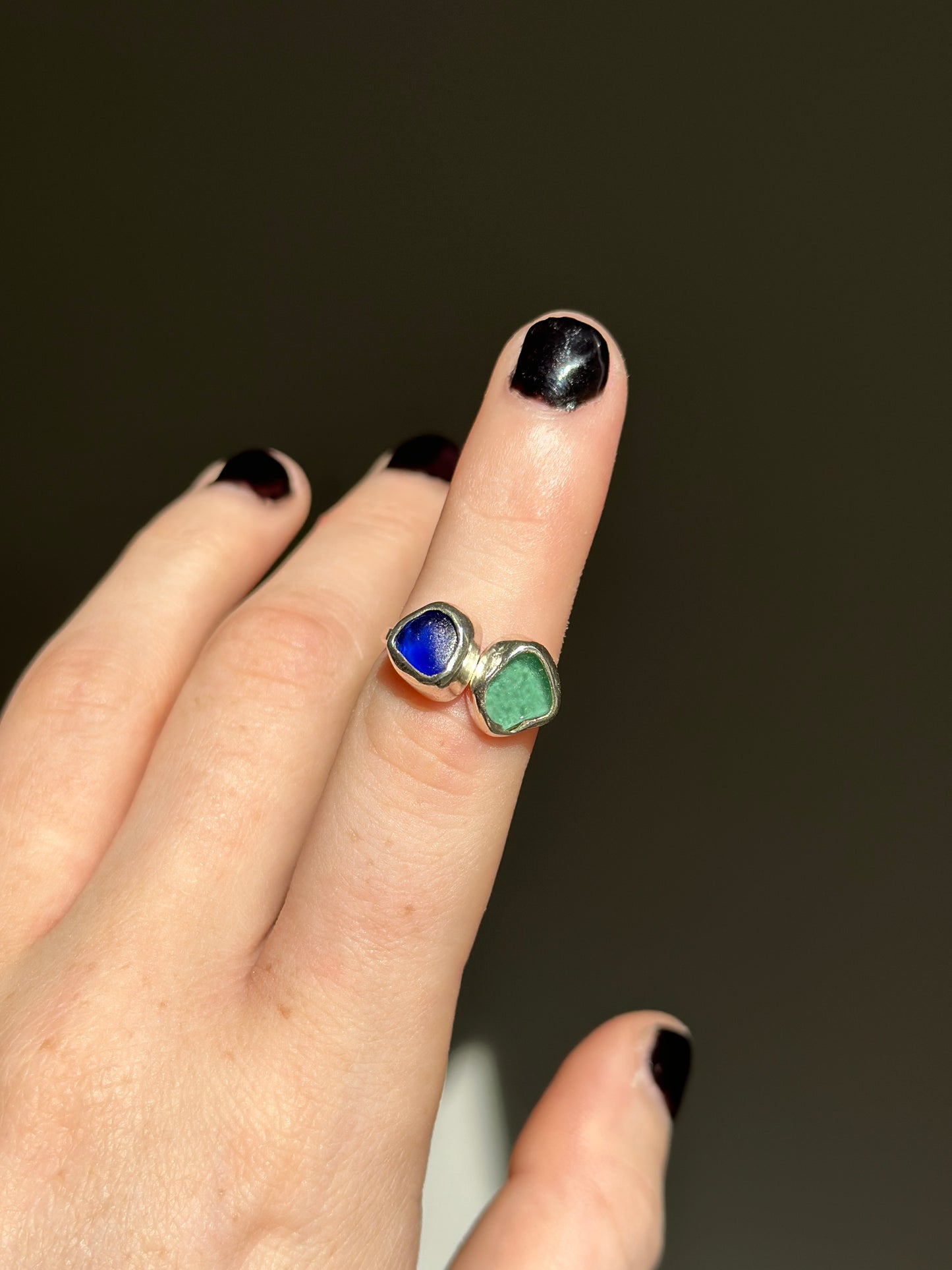 Sea Glass Ring - Size 5.5