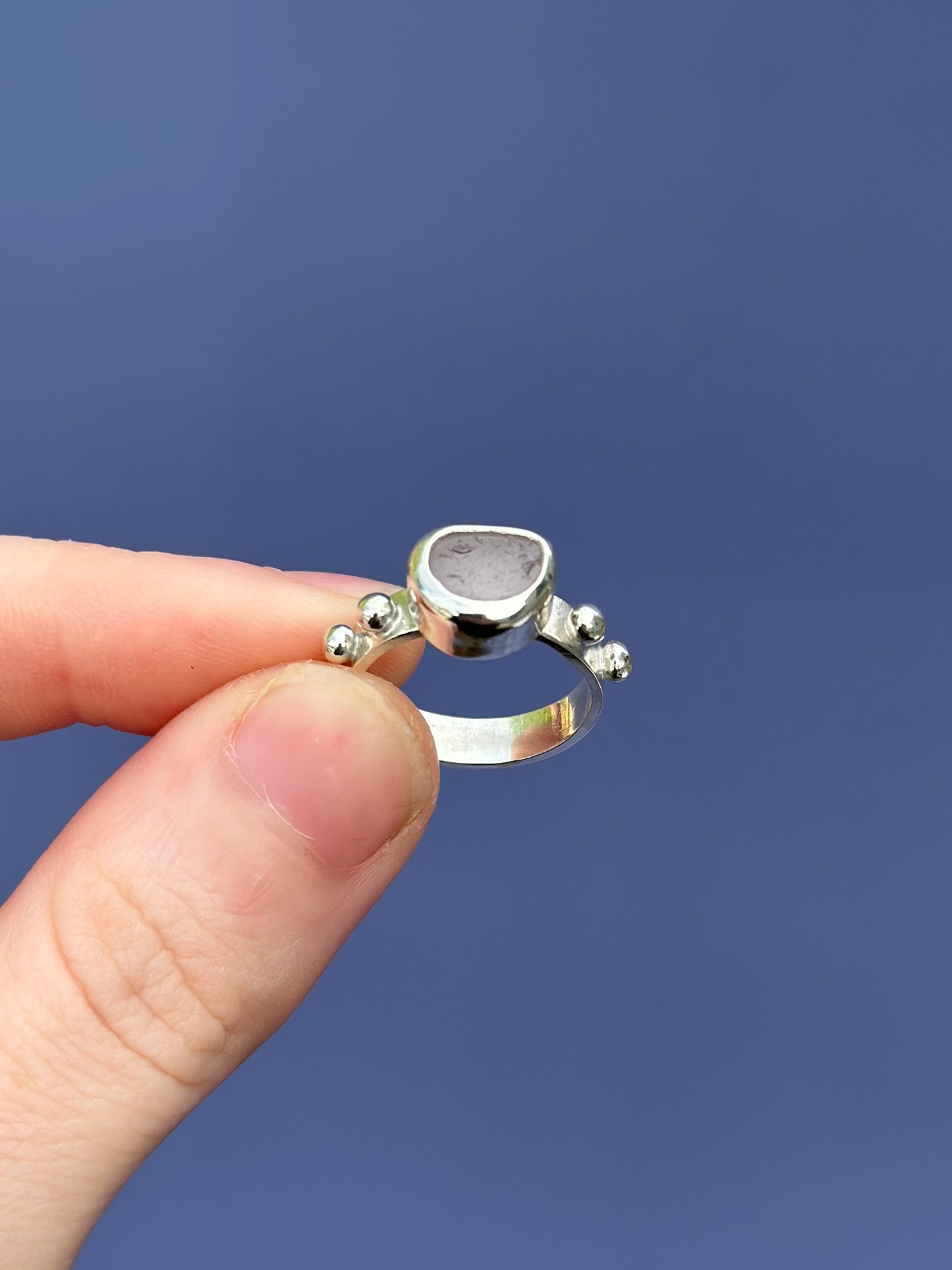 Sea Glass Ring - Size 5.5