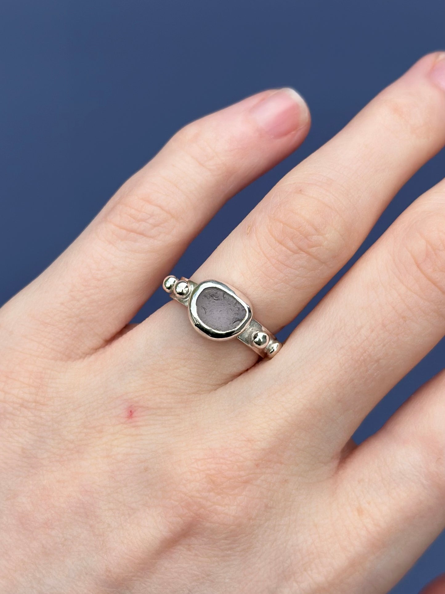 Sea Glass Ring - Size 5.5