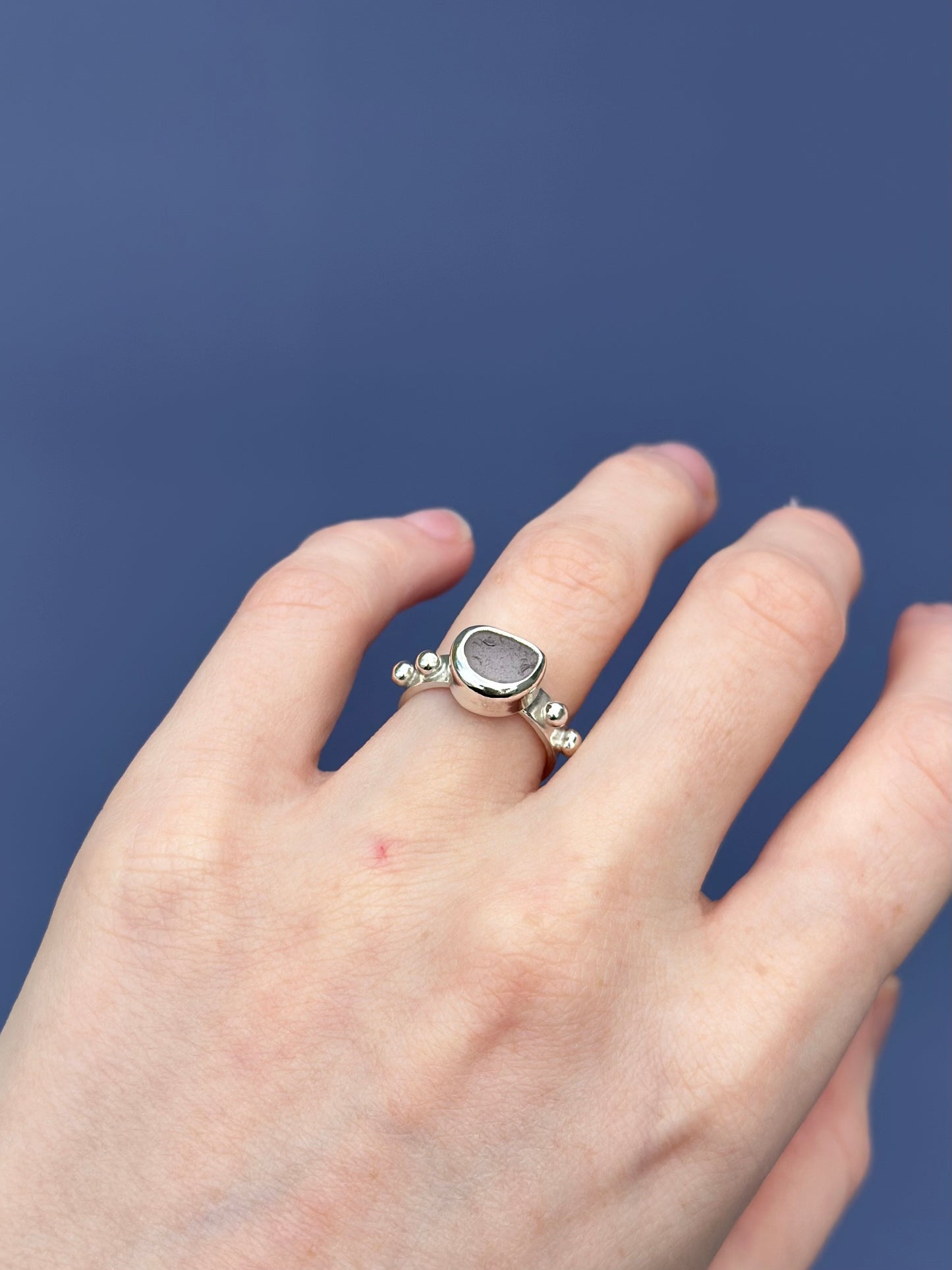 Sea Glass Ring - Size 5.5