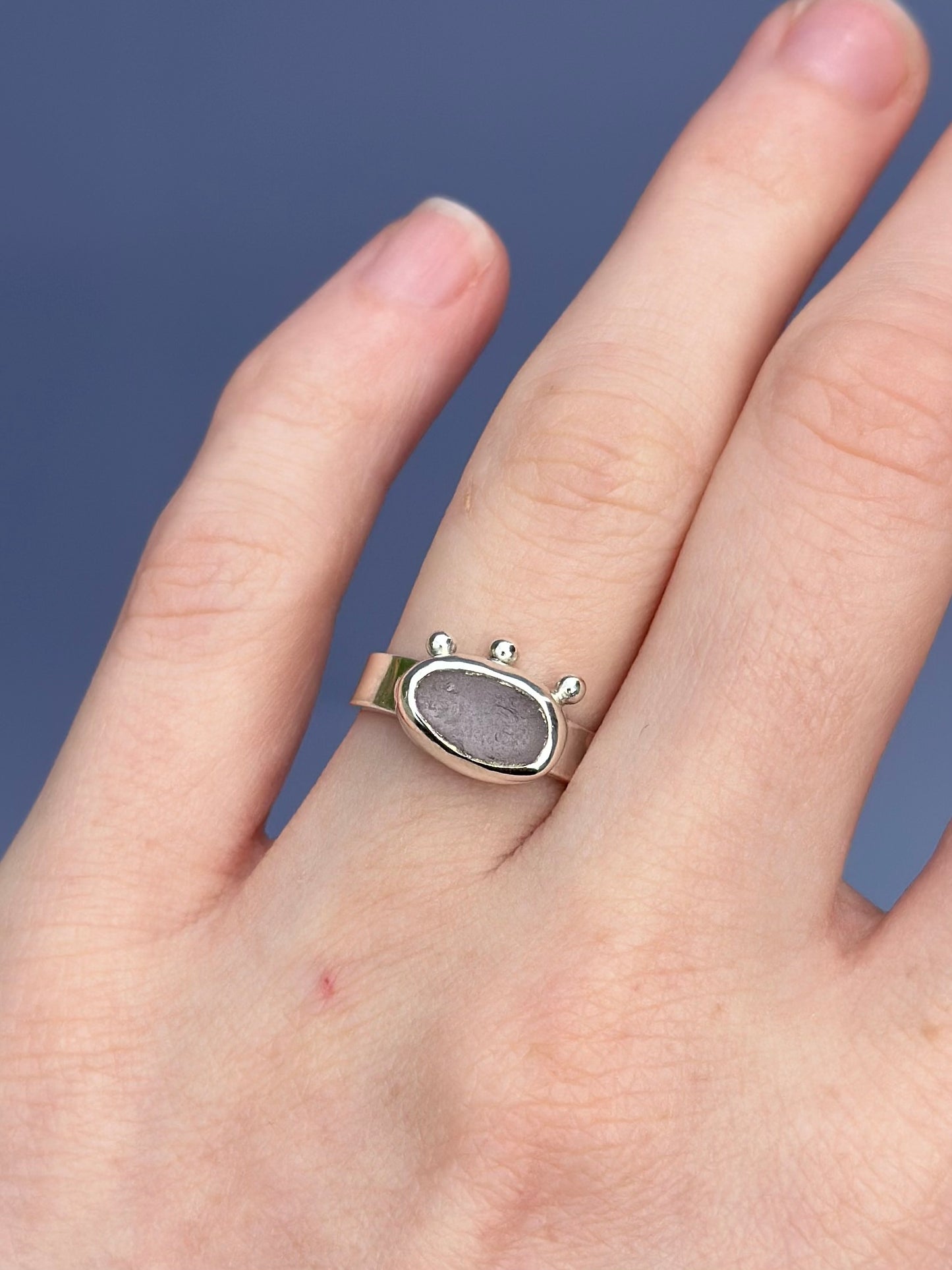 Sea Glass Ring - Size 5