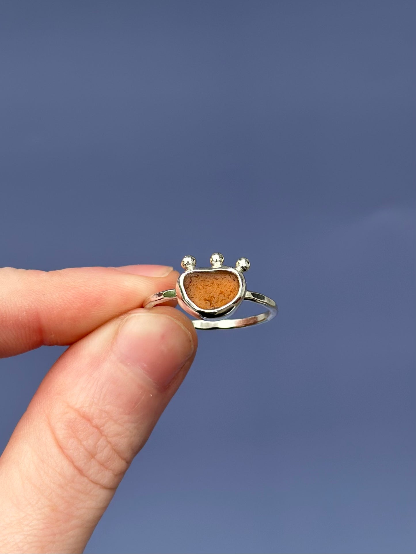 Sea Glass Ring - Size 9