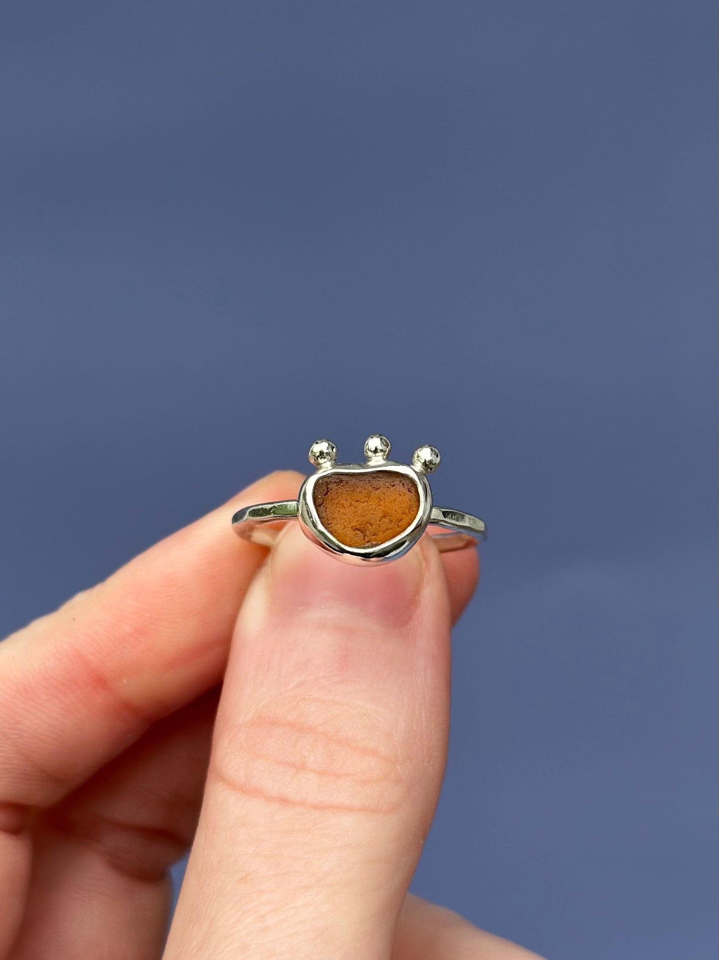 Sea Glass Ring - Size 9