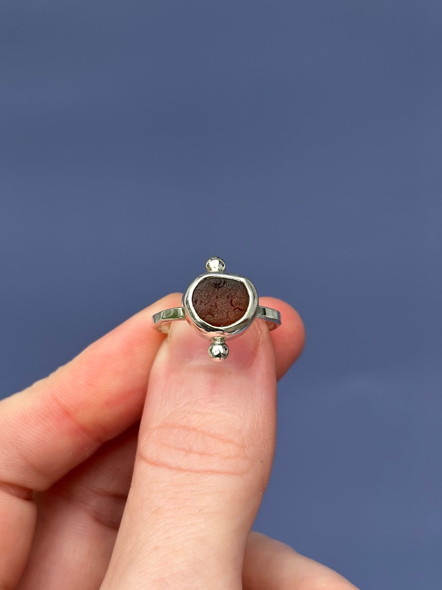 Sea Glass Ring - Size 6.5